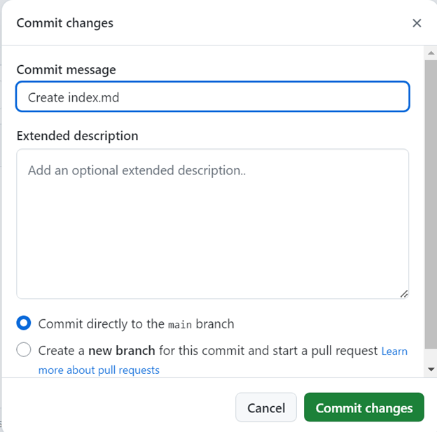 Commit